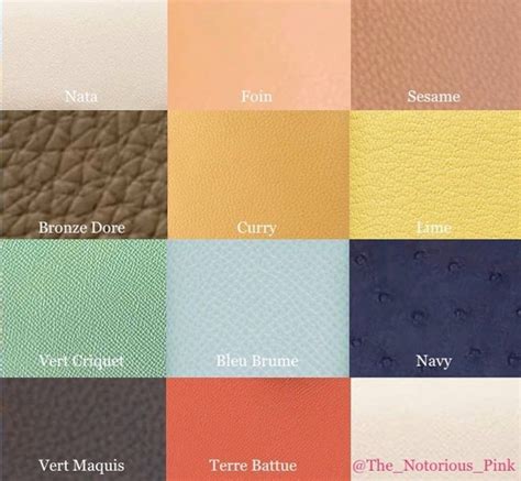 hermes leather colors 2020|Hermes Leather Guide .